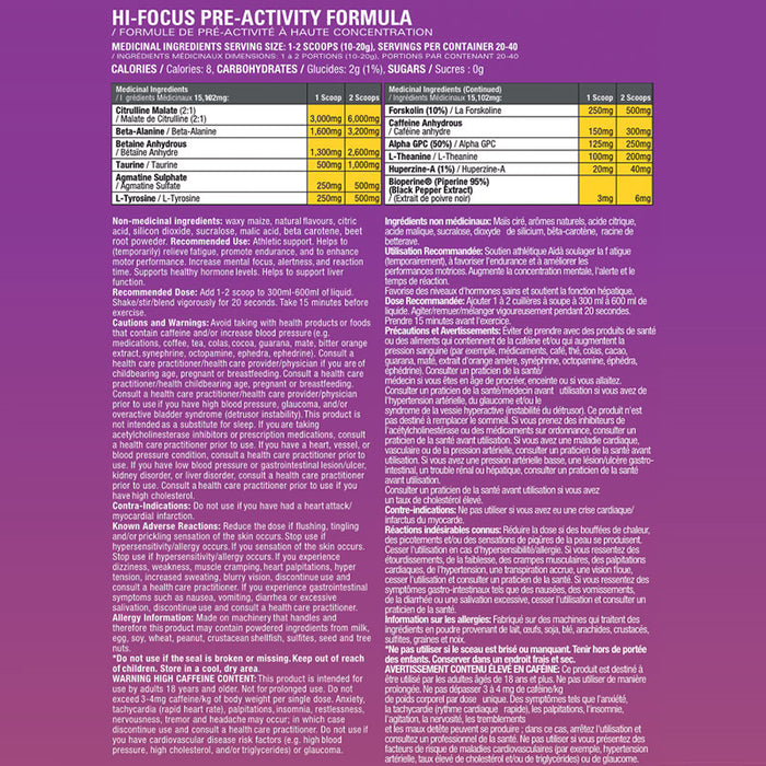 AA Havok Neuro 400g (20/40 Servings)