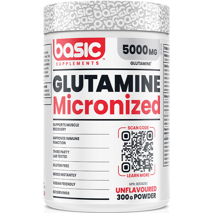 Basic Glutamine 300g (60 Servings)