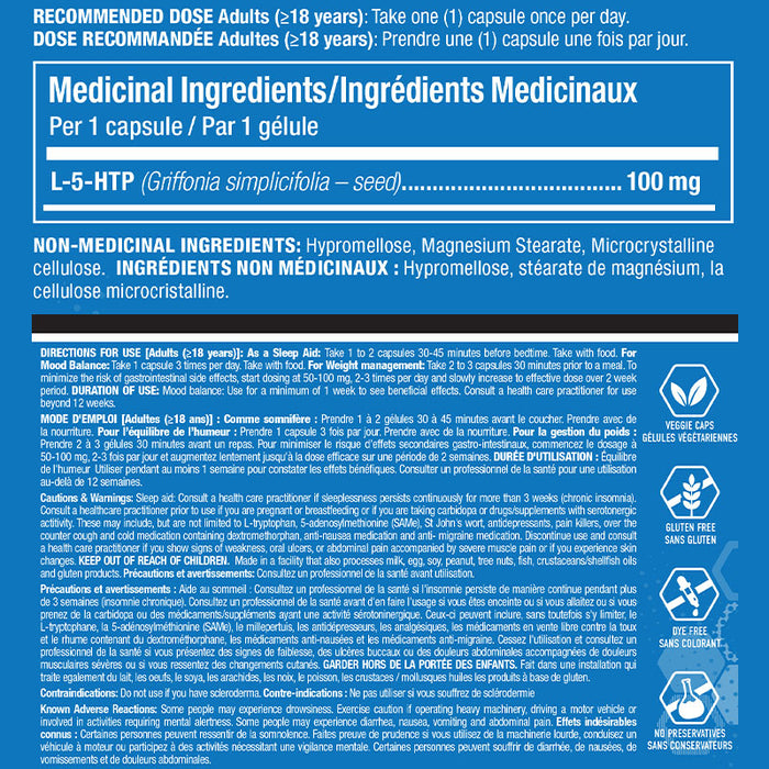 Confident 5-HTP 100mg (60ct)