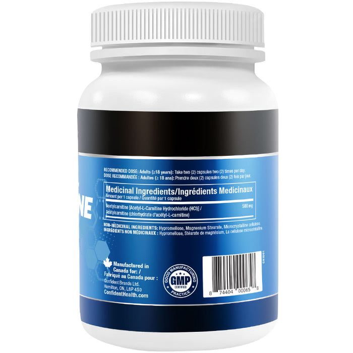 Confident Acetyl L-Carnitine 60ct (30)