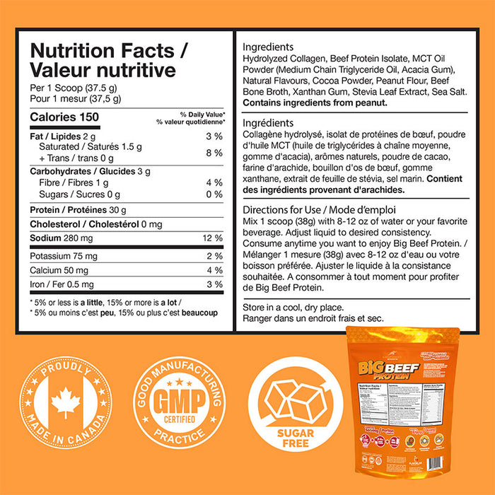 Confident Sports Beef Protein 907g (23-25 Servings)