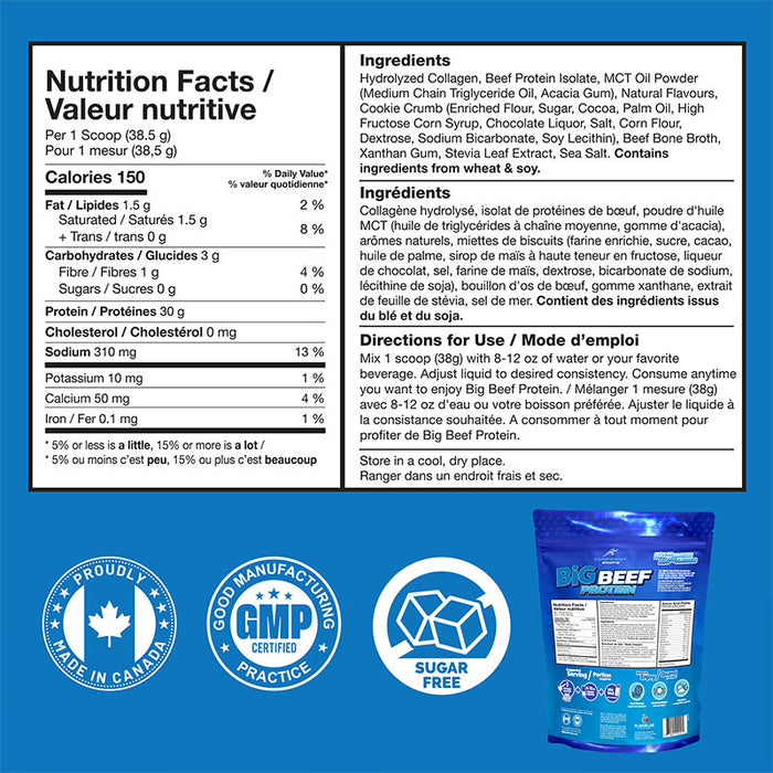 Confident Sports Beef Protein 907g (23-25 Servings)