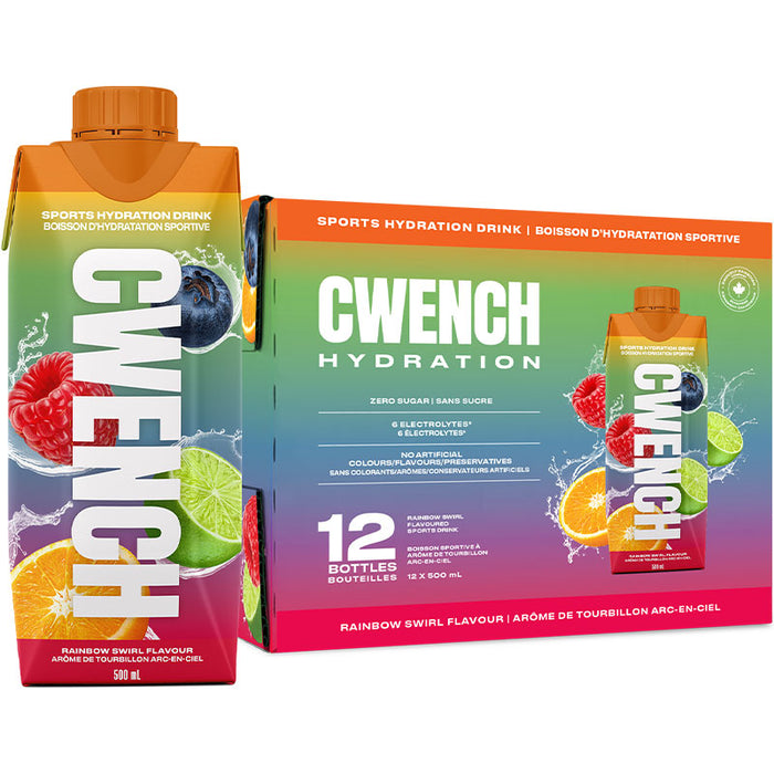 Cwench Hydration RTD 12 x 500ml CASE (12 Servings)