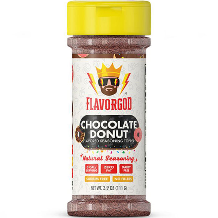 FlavorGod Chocolate Donut Flavored Seasoning Topper 111g