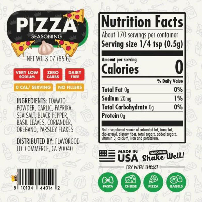 FlavorGod Pizza Seasoning 85g