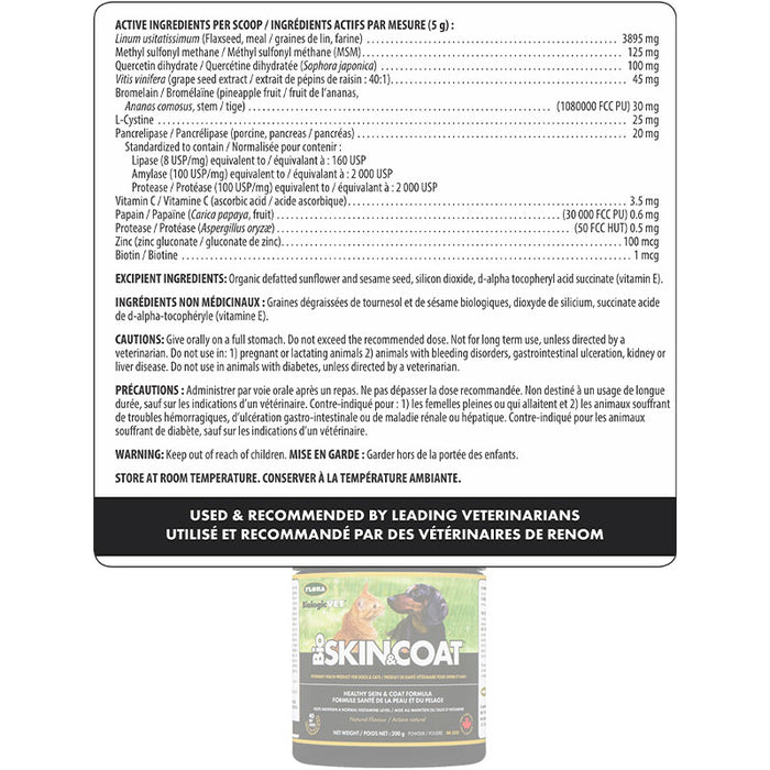 Flora BiologicVET® BioSKIN&COAT® Healthy Skin & Coat Formula 200g