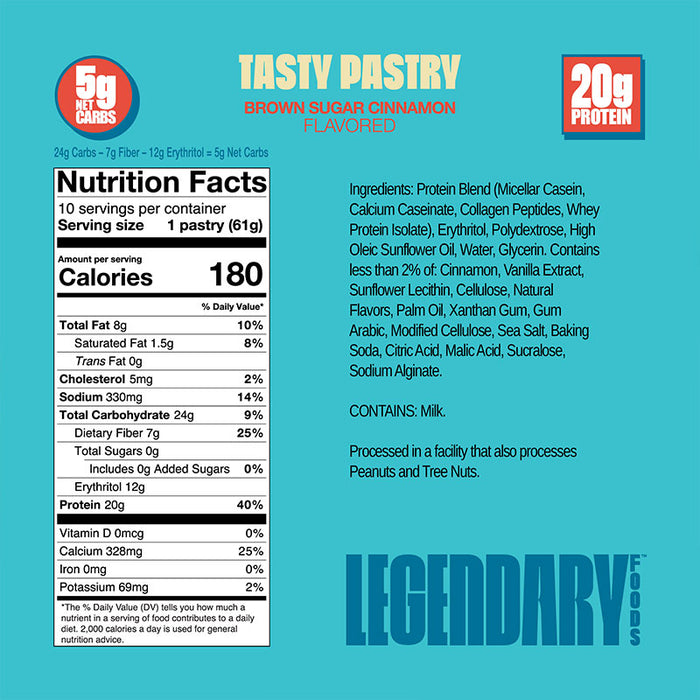 Legendary Foods Tasty Pastry Cake Style (Single)