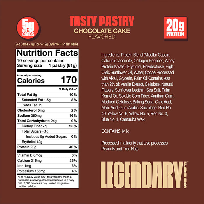 Legendary Foods Tasty Pastry Cake Style (Single)