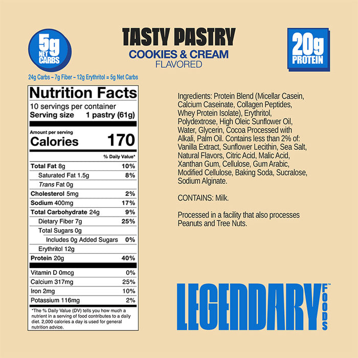 Legendary Foods Tasty Pastry Cake Style (Single)