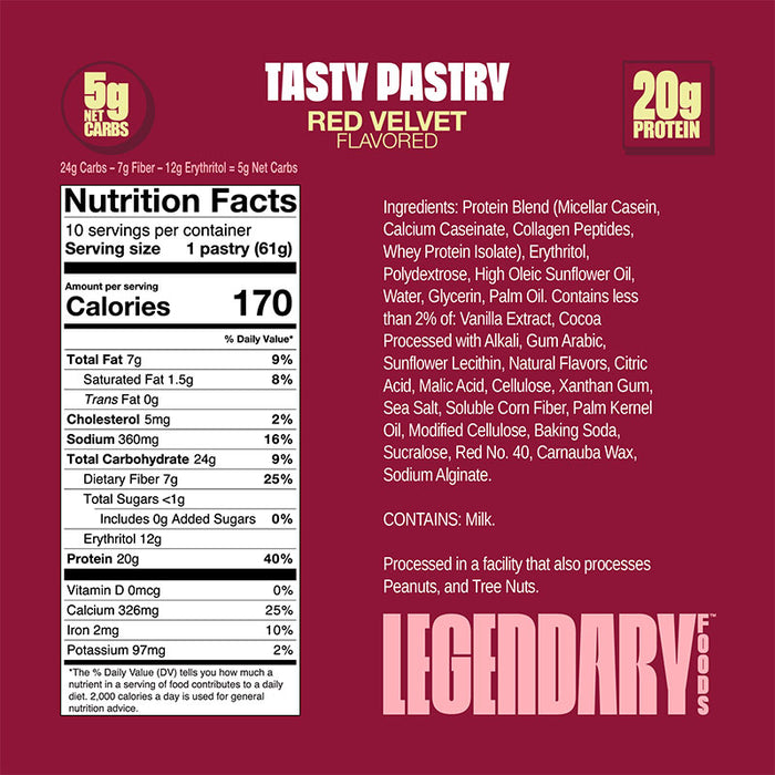Legendary Foods Tasty Pastry Cake Style (Single)