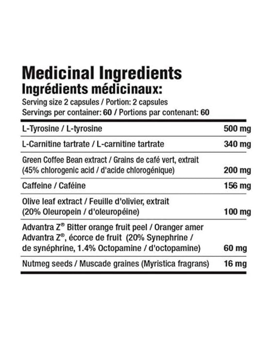 Mammoth Burn 120ct (60 Servings)