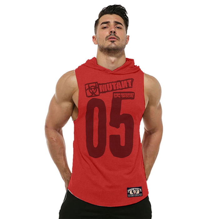 Popeye's Sleeveless Hoodie Mutant 05 Red