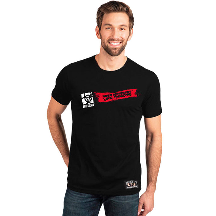 Popeye's Shirt Mutant Born Hardcore Black