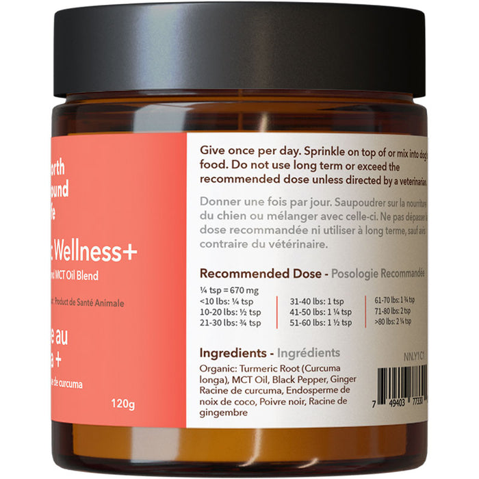 North Hound Life Tumeric Wellness+ 120g