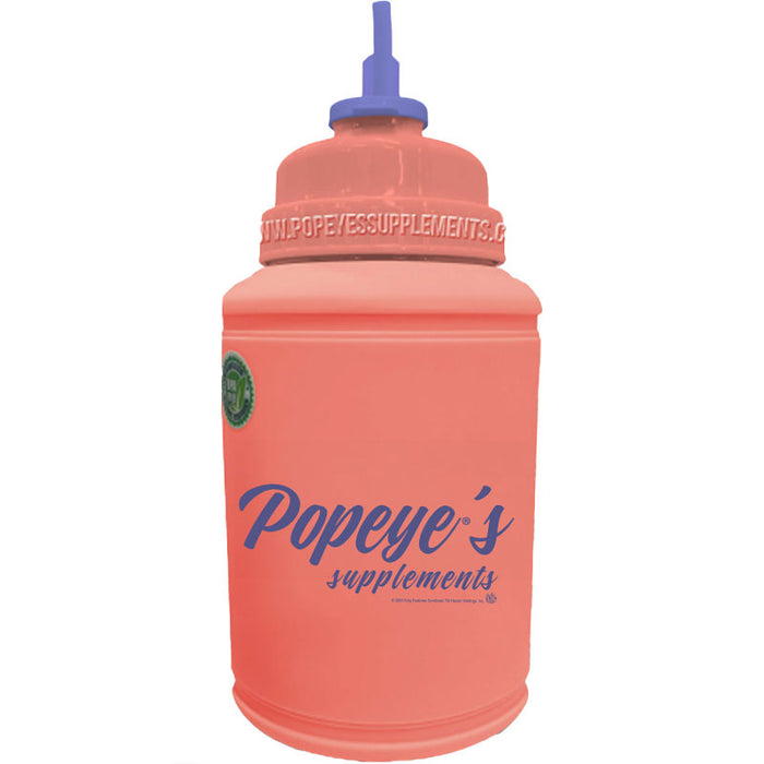 Popeye's Power Jug Script Flip-N-Sip 1 Gallon