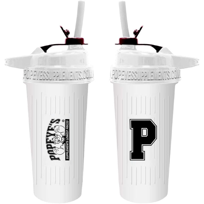 Popeye's Ribbed Flip-N-Sip Shaker