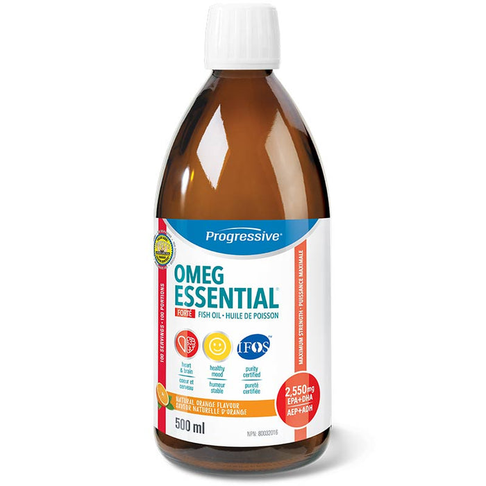 Progressive Omegessential FORTE 500ml (100 Servings)