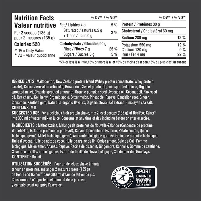 Progressive Real Food Gainer 10lb (34 Servings)