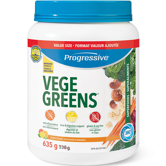 Progressive VegeGreens 610g-635g (68-72 Servings)