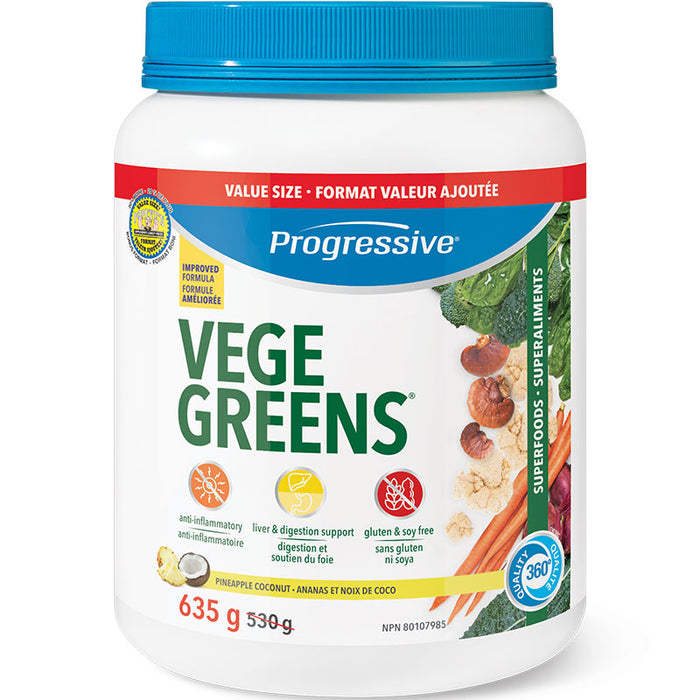 Progressive VegeGreens 610g-635g (68-72 Servings)