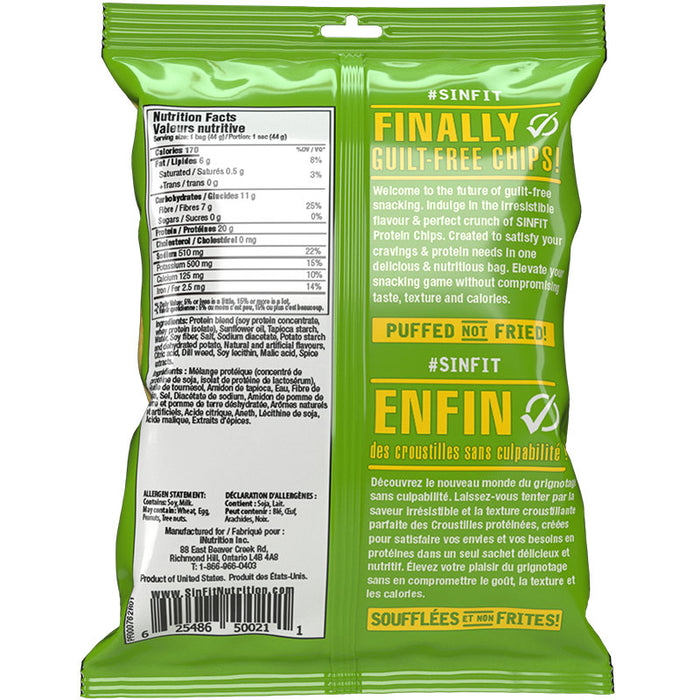 SinFit Protein Chips (Bag)