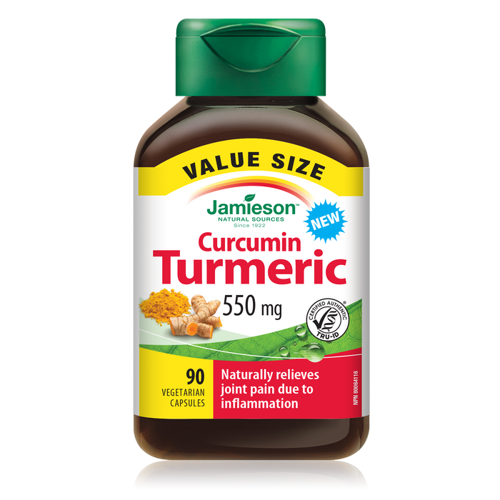 Jamieson Turmeric Curcumin 550mg 60 cap