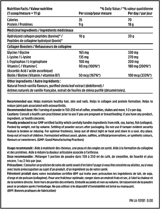 North Coast Naturals Boosted Bovine Collagen 500g (46 Servings)