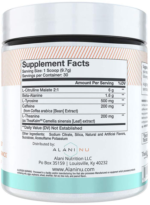 Alani Nu Pre-Workout 300g (30 Servings)
