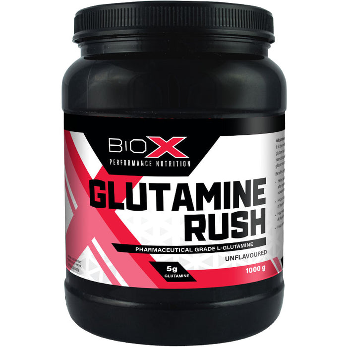 BioX Glutamine Rush 1000g (200 Servings)
