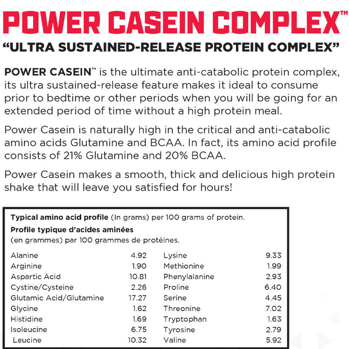 BioX Power Casein Complex 5lb (65 Servings)