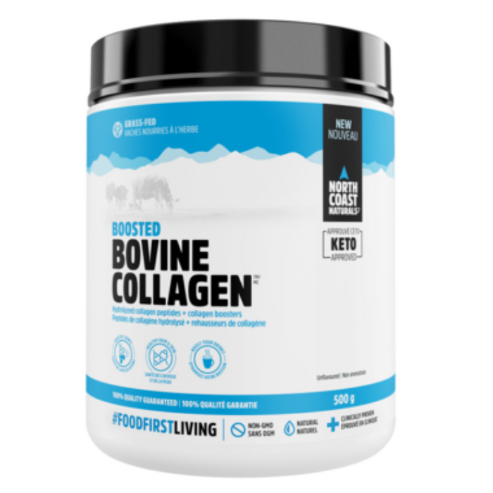 North Coast Naturals Boosted Bovine Collagen 500g (46 Servings)