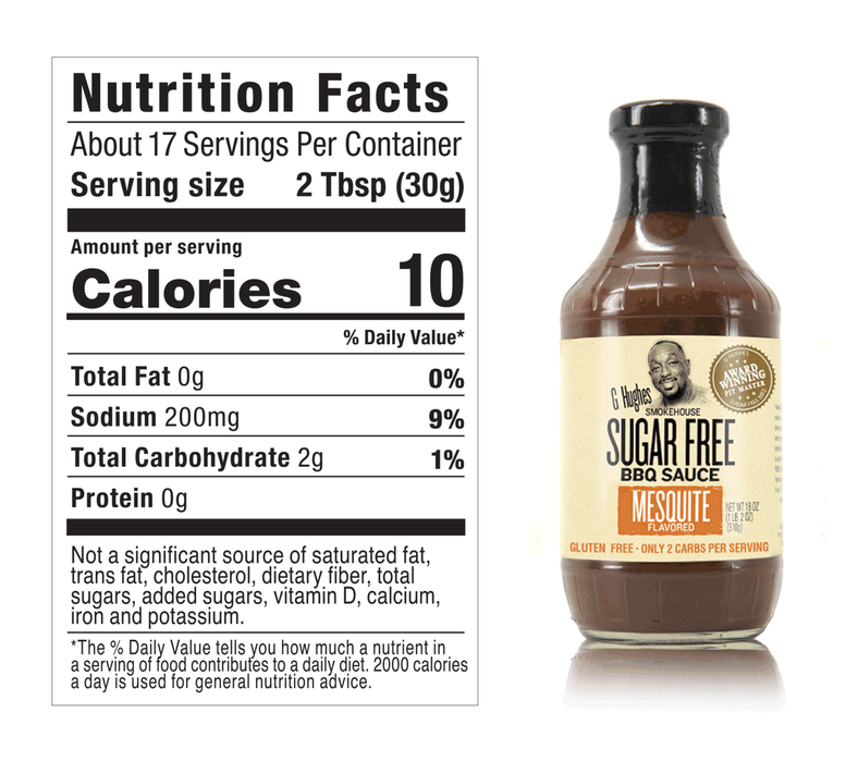 G Hughes Sugar Free BBQ Sauce 482-510g