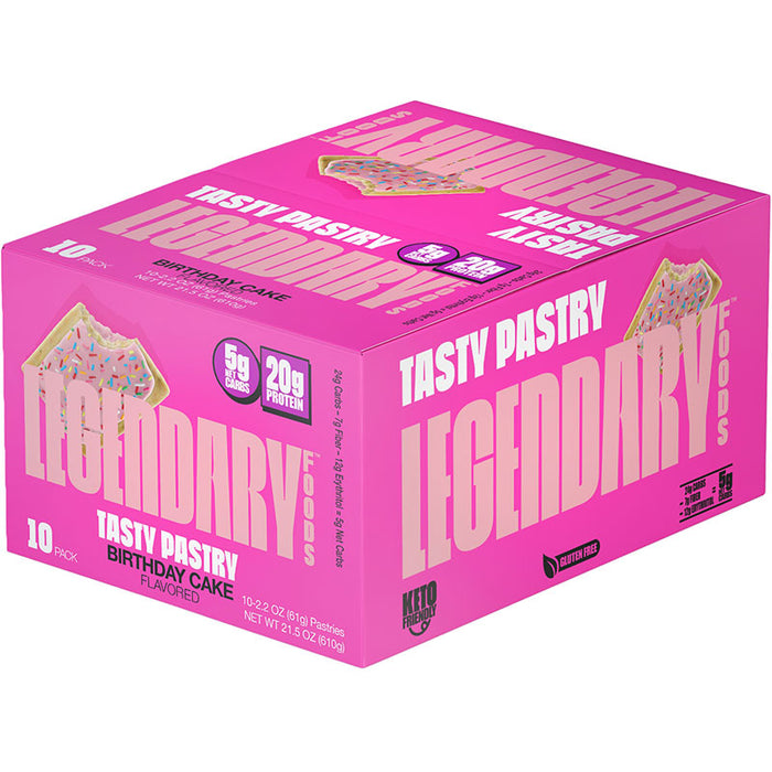 Legendary Foods Tasty Pastry Cake Style (Box of 10)