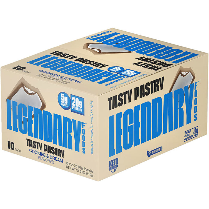 Legendary Foods Tasty Pastry Cake Style (Box of 10)