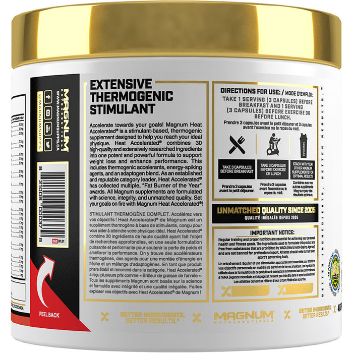 Magnum Heat Accelerated 144 cap (72 Servings)