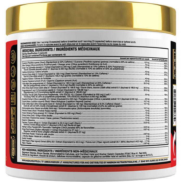 Magnum Heat Accelerated 144 cap (72 Servings)