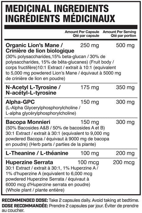 Magnum Mane Brain 72 cap (36 Servings)