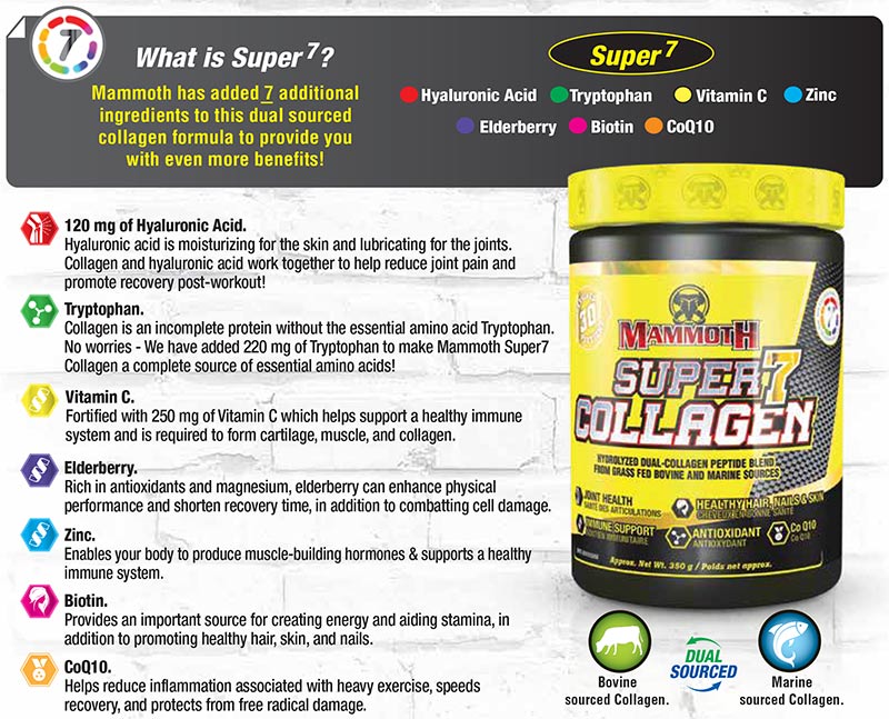 Mammoth Super 7 Collagen 326g (30)
