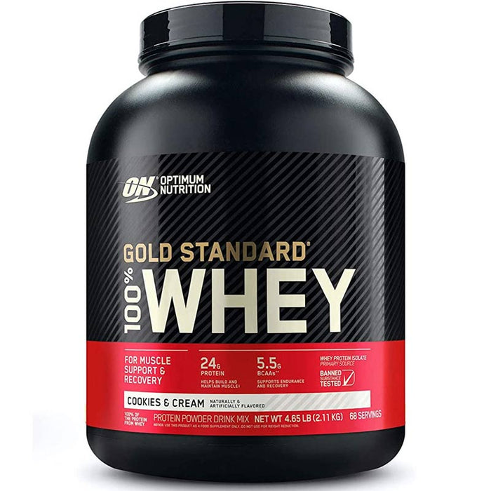Optimum Nutrition Gold Standard 100% Whey 5lb (68-74 Servings)