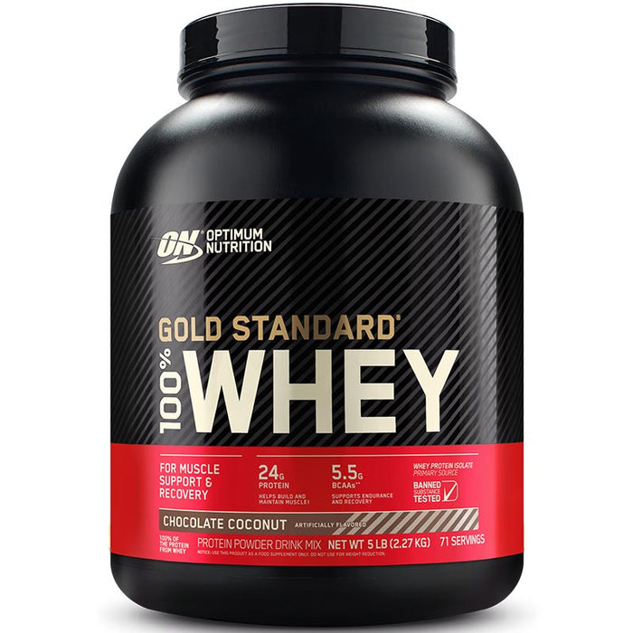 Optimum Nutrition Gold Standard 100% Whey 5lb (68-74 Servings)