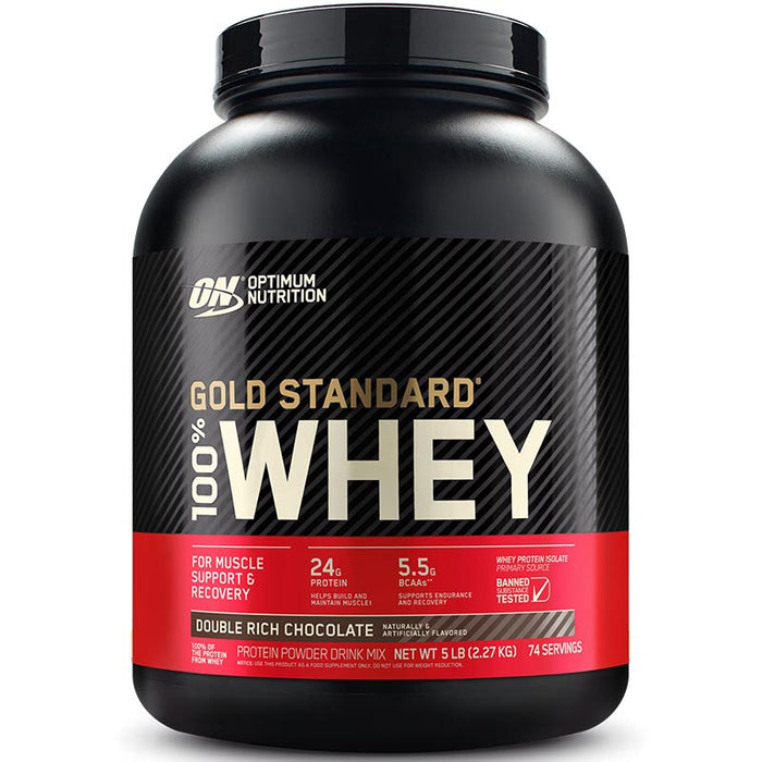 Optimum Nutrition Gold Standard 100% Whey 5lb (68-74 Servings)