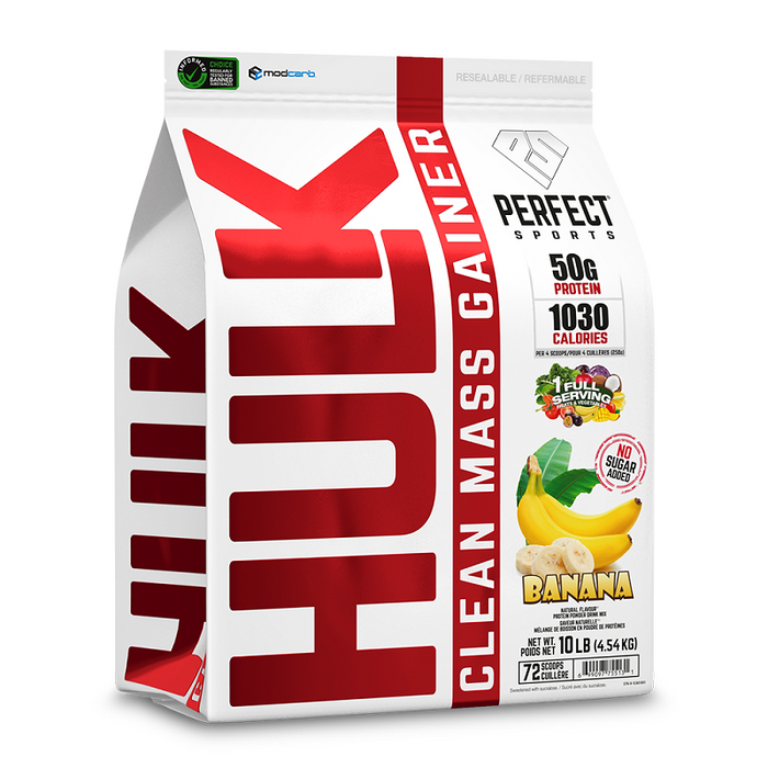 Perfect Sports Hulk Clean Mass Gainer 10lb (18 Servings)