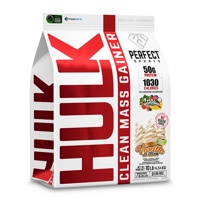 Perfect Sports Hulk Clean Mass Gainer 10lb (18 Servings)