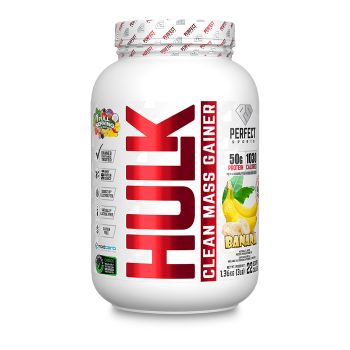 Perfect Sports Hulk Clean Mass Gainer 3lb (6 Servings)