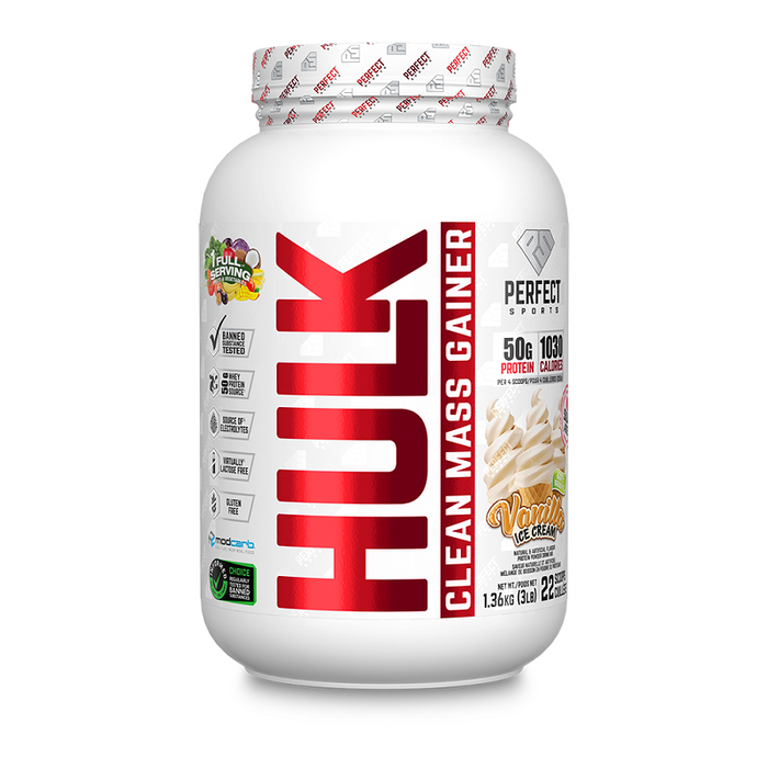 Perfect Sports Hulk Clean Mass Gainer 3lb (6 Servings)