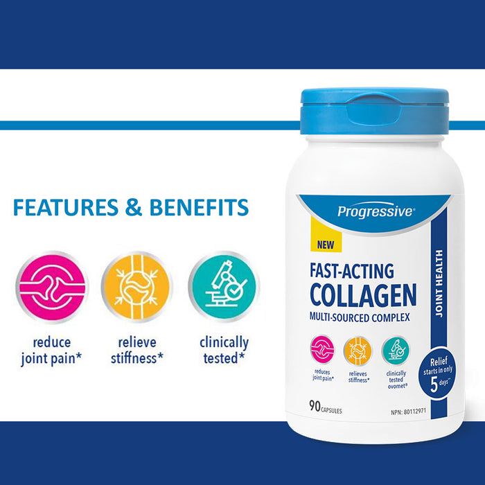Progressive Fast-Acting Collagen Complex 90 ct (30 Servings)