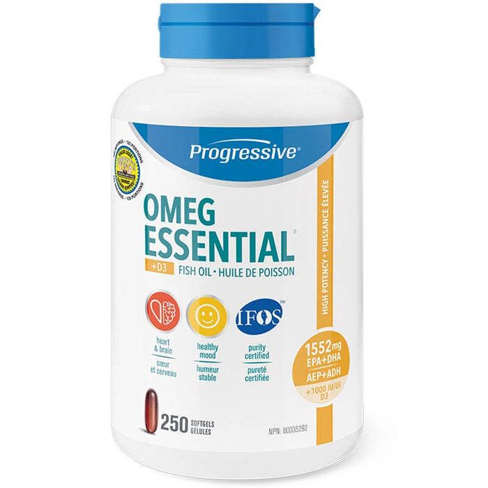 Progressive Omegessential Softgel +D 250 cap