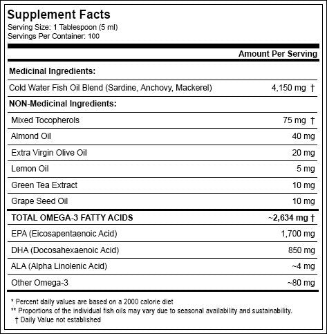 Progressive Omegessential 500ml (100 Servings)