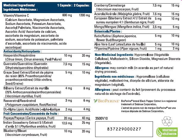 Progressive Vitamin C 120 cap