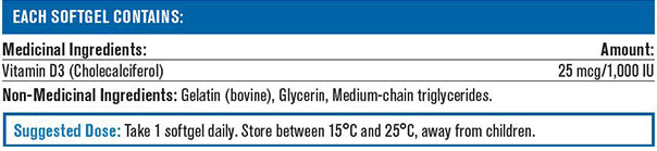 Progressive Vitamin D3 180 cap